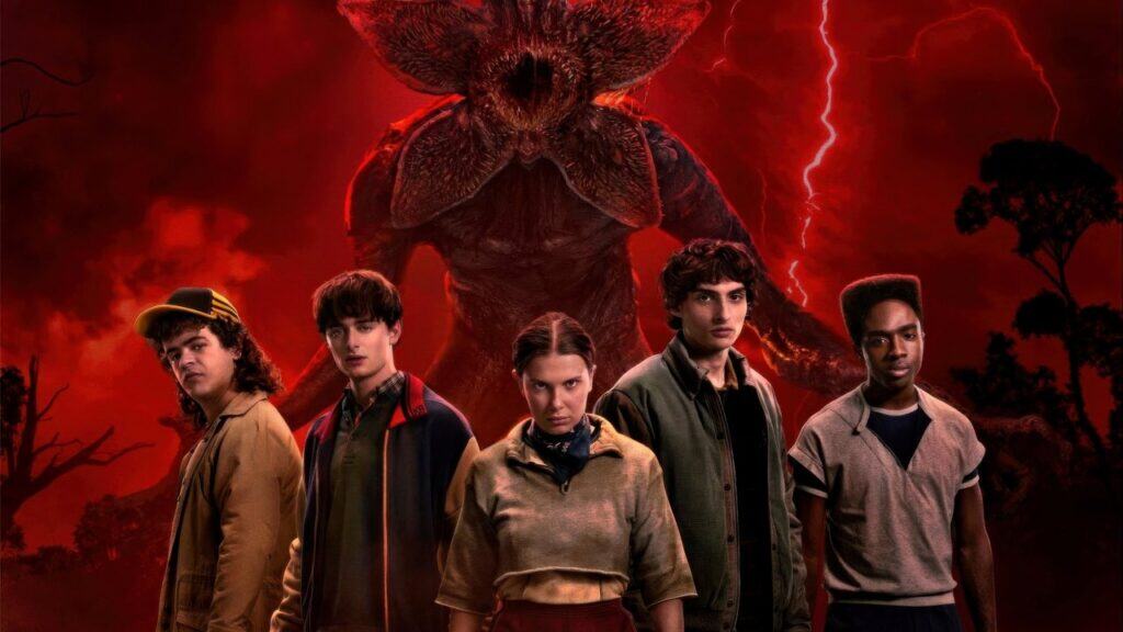Backdrop image from the series Stranger Things.