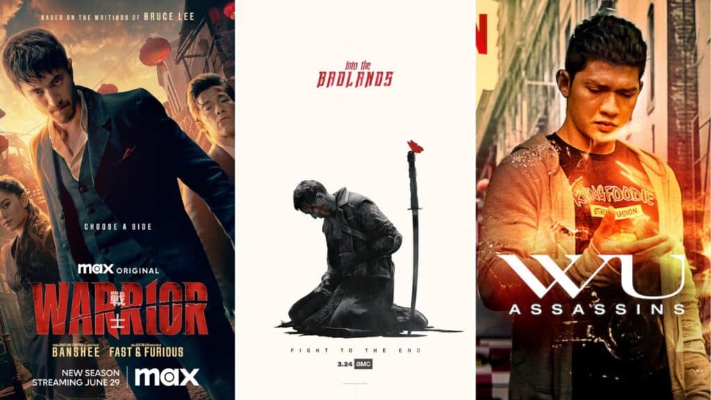 Martial arts TV shows featuring intense fight scenes, rivalries, and personal growth, similar to Cobra Kai.