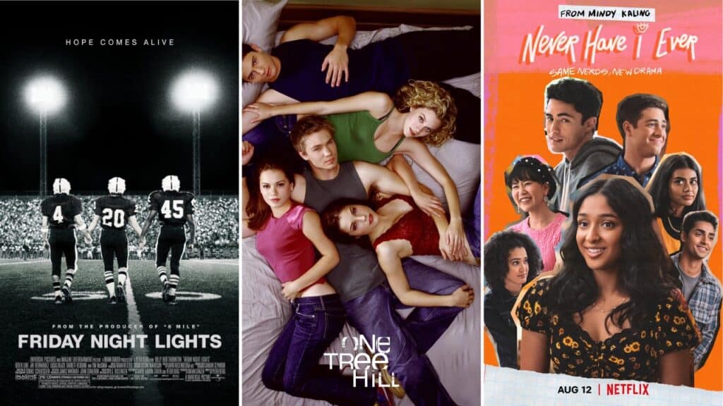 High school drama shows featuring intense rivalries, friendships, and personal growth, similar to Cobra Kai.